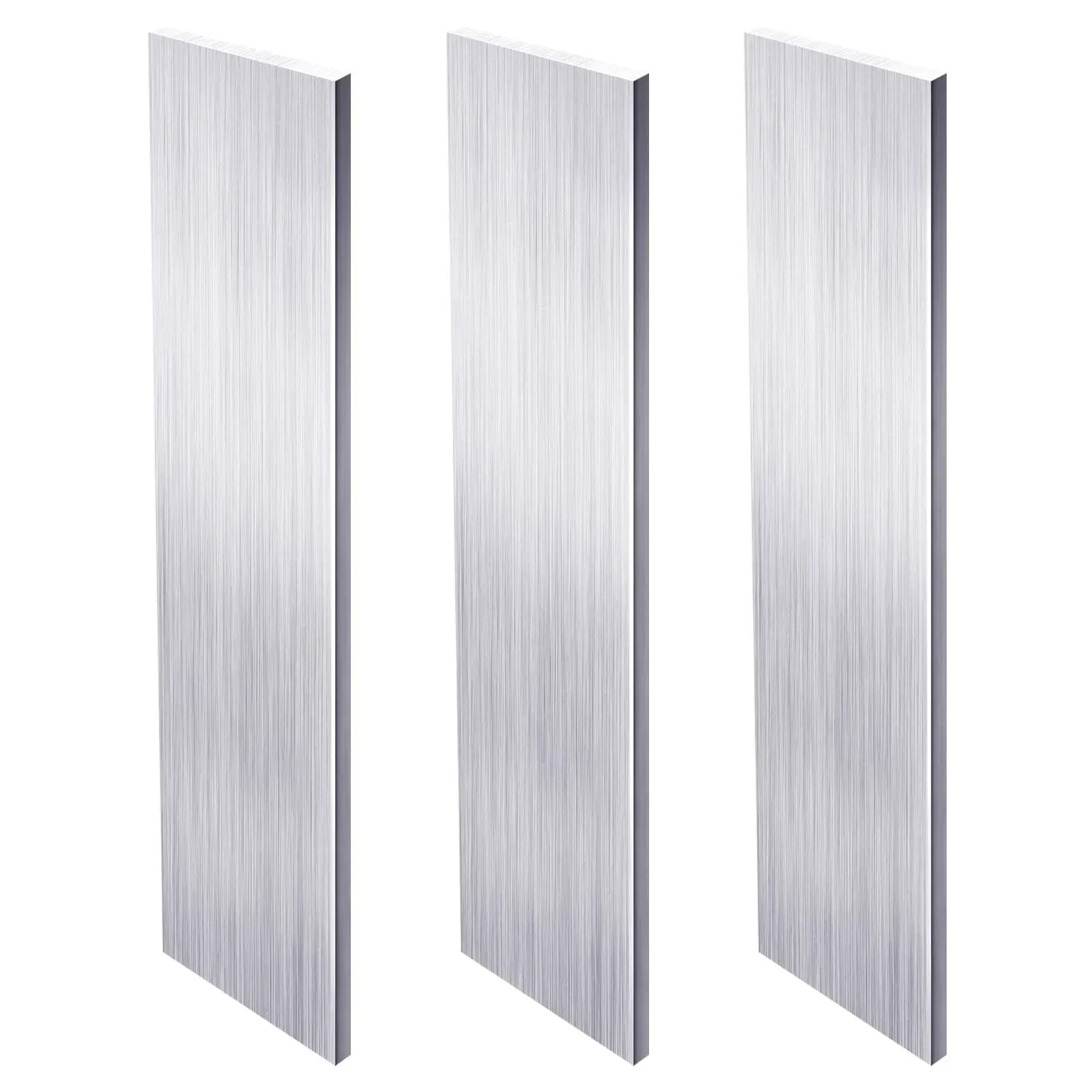 3 Pieces 1/4&#034; (6mm) X 2&#034;(50mm) Square Aluminum Flat BAR 12&#034;(305mm) Long,6061 ...