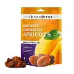 Deliciomo Organic Sundried Apricots, 12 oz - Healthy Fruit Snack, No Sugar Added, Allergens Not Contained, Size: One Size