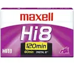 New Sealed Maxell XR-Metal 120Hi8 Professional Quality Camcorder Videotape