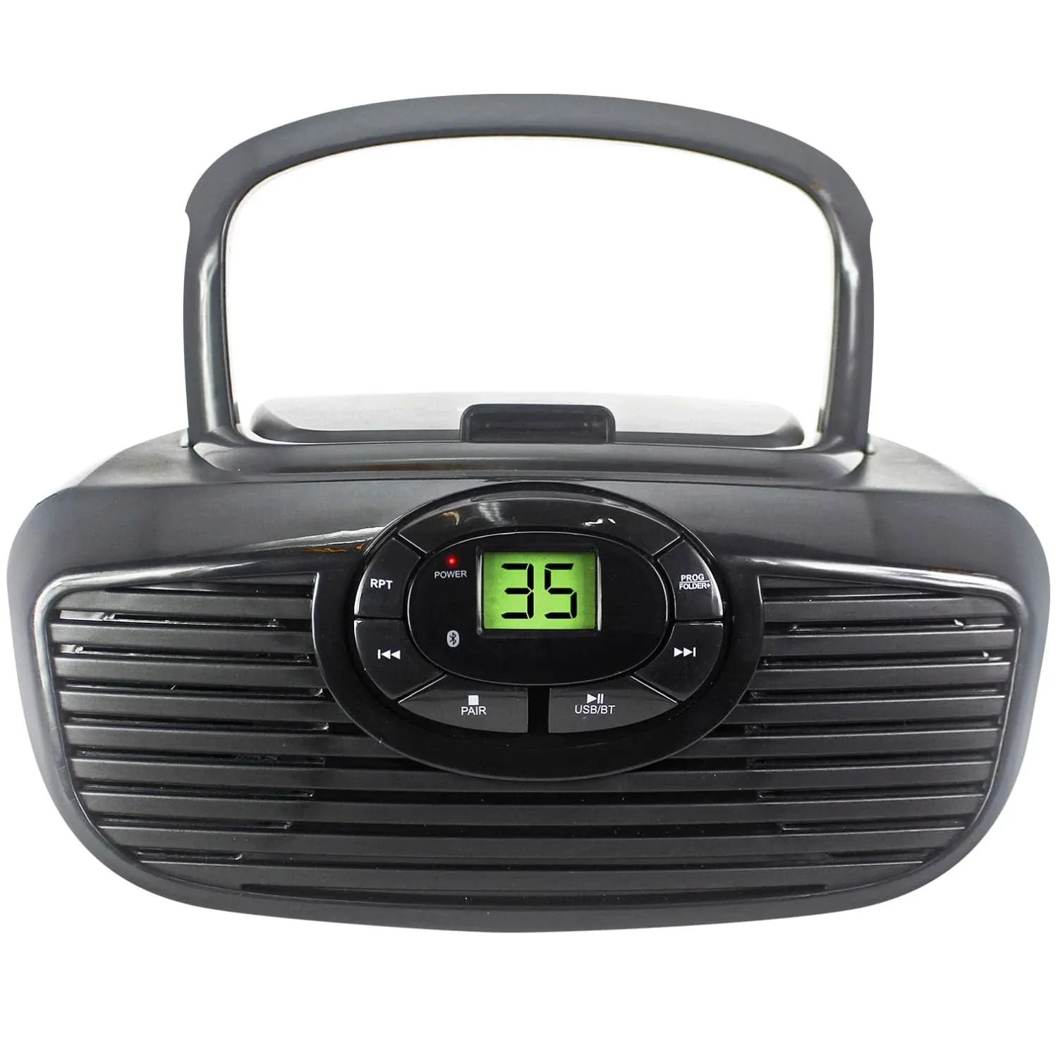 Philco Boombox Portable CD Player with Bluetooth, USB Playback and CD Player is Compatible with MP3/WMA/CD-R/CD-RW CDs, Auxiliary Input, Stereo Sound