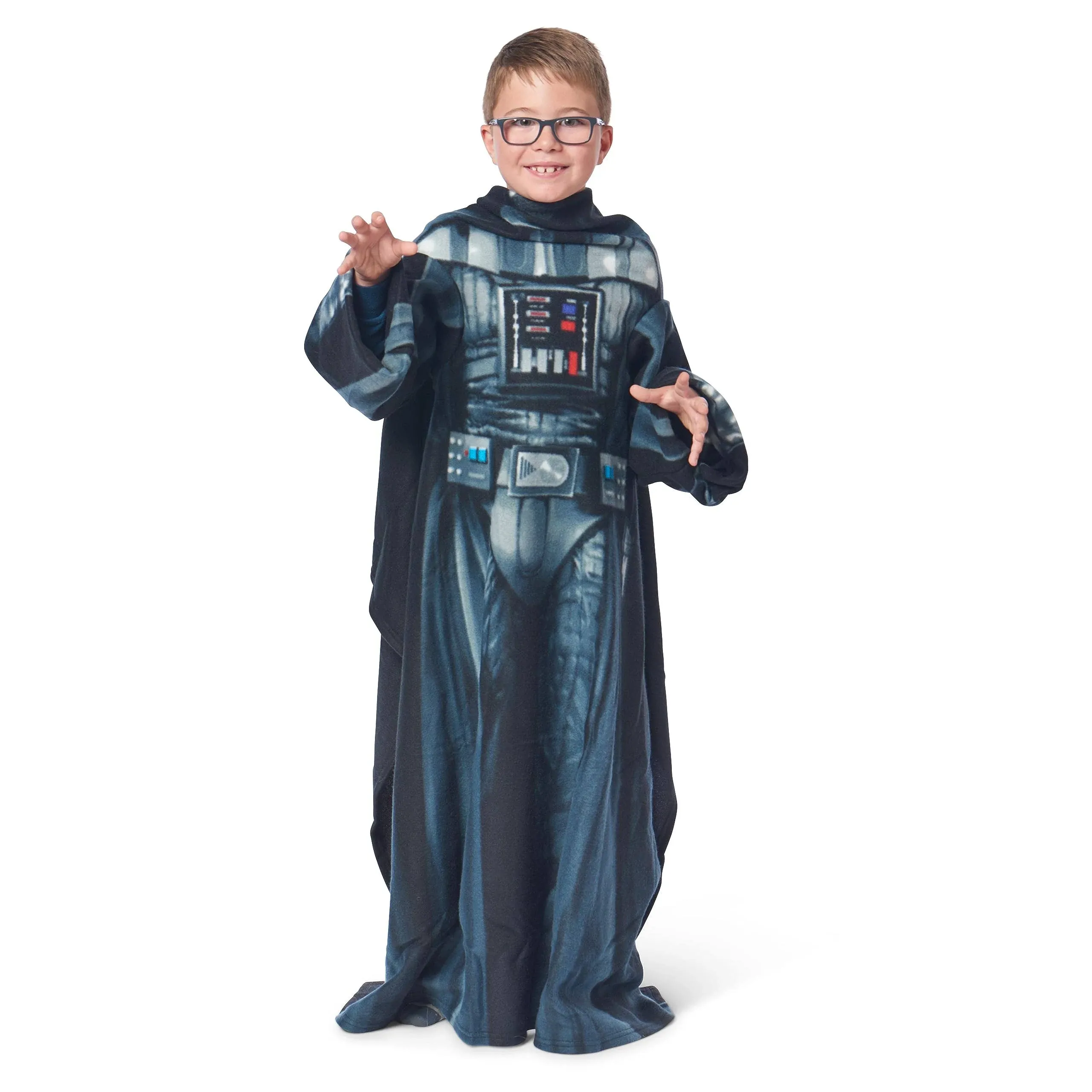 Star Wars Being Darth Vader Youth Comfy Throw Blanket with Sleeves