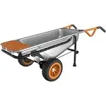 Worx WG050 Aerocart 8-in-1 Yard Cart / Wheelbarrow / Dolly