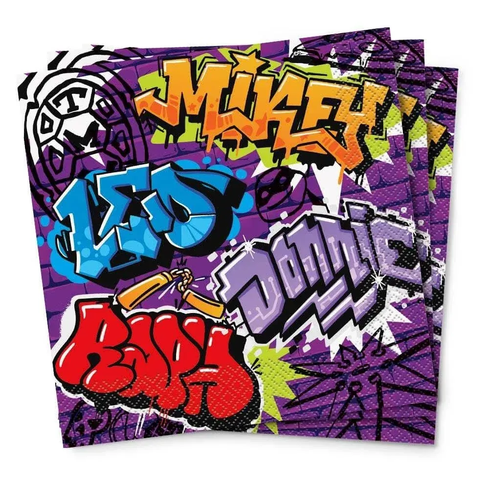 Unique Tmnt Mutant Mayhem Luncheon Napkins 16 Pk 47932