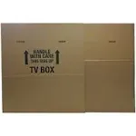 Uboxes TV Moving Box Fits Up to 70" Plasma LCD or LED 2 Pack