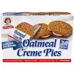 Little Debbie Oatmeal Creme Pies (24 Count of 2.6 oz Cookies) 62.4 oz