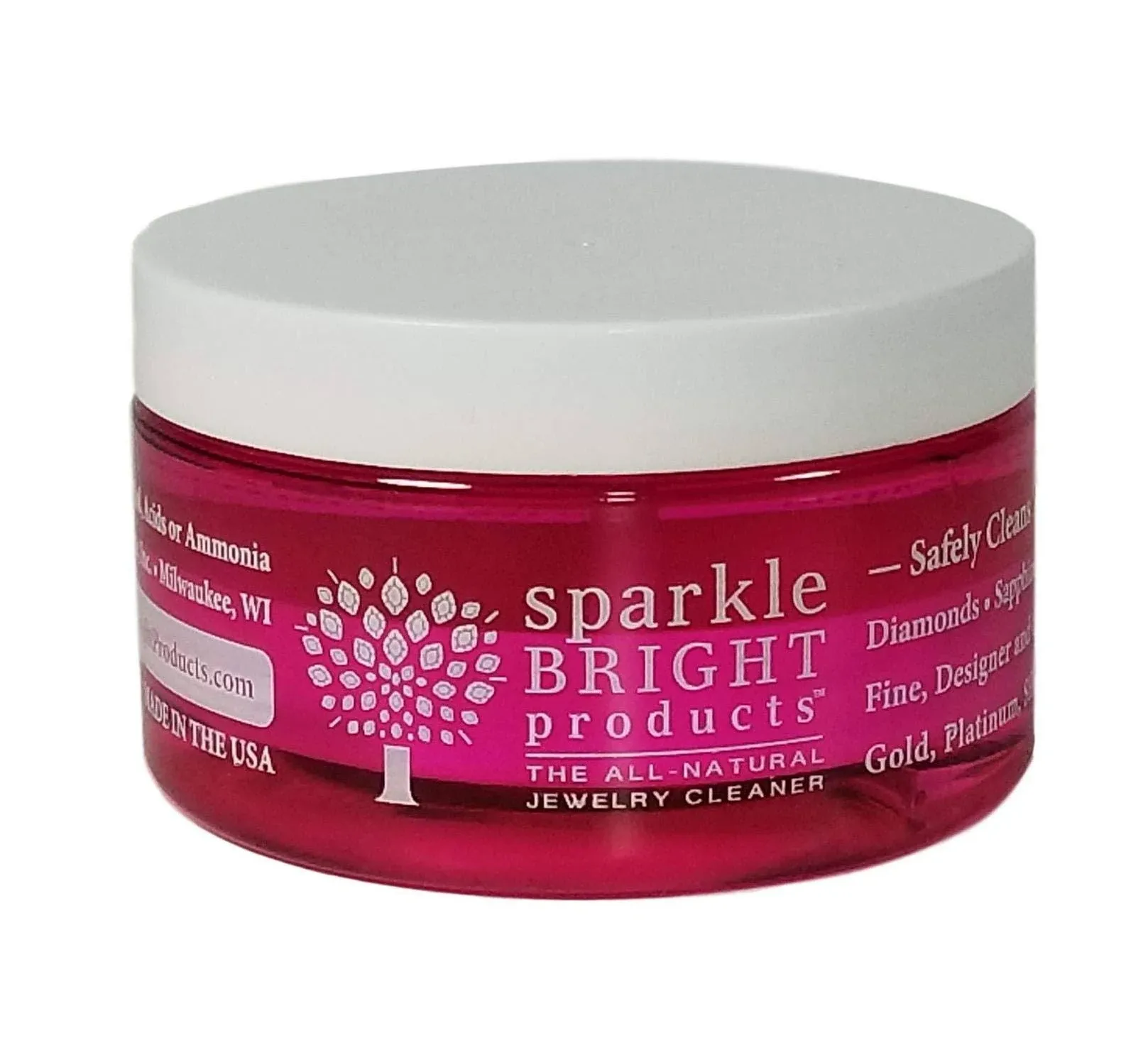 Sparkle Bright Products All-Natural Jewelry Cleaner | Liquid Jewelry Cleaning ...