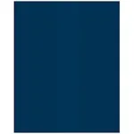 Office Depot Brand 2-Pocket Paper Folders, Dark Blue, Pack of 25