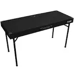 Odyssey CTBC2048, Height Adjustable 48″ x 10″ Work Surface Carpet DJ Table