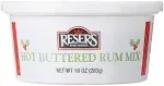 Reser's Gourmet Hot Buttered Rum Mix 10 oz.Tub