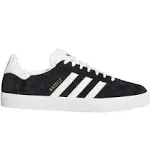 Adidas Gazelle ADV Shoes - Core Black/White/Gold Metallic - 10.5