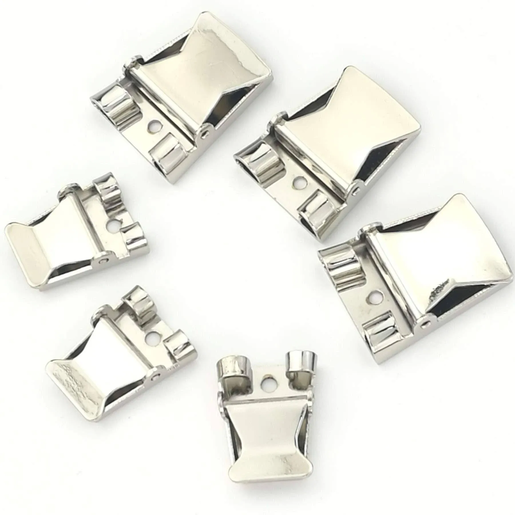 Bolo Tie Buckle Accessories 6pcs (2 Size Mix)