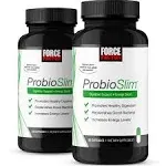 Force Factor ProbioSlim Probiotic Supplement for Women and Men with Probiotics and Green Tea Extract, Reduce Gas, Bloating, Constipation, Support