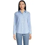 Lands' End Women's No Iron Button Front Shirt