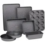 Oneida TexPro 8 Piece Nonstick Metal Bakeware Set, High-Performance & Dishwasher ...