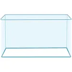 16 Gallon Aquarium Fish Tank,Rimless Aquarium Tank，23<wbr/>.6&#034; L × 13.8&#034; H