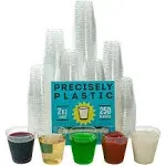 Shot Glasses Premium 1Oz Clear Plastic Disposable Cups,Perfect Container 100Shot