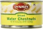 Dynasty Canned Sliced Water Chestnuts, 8 Ounce (Pack of 12)