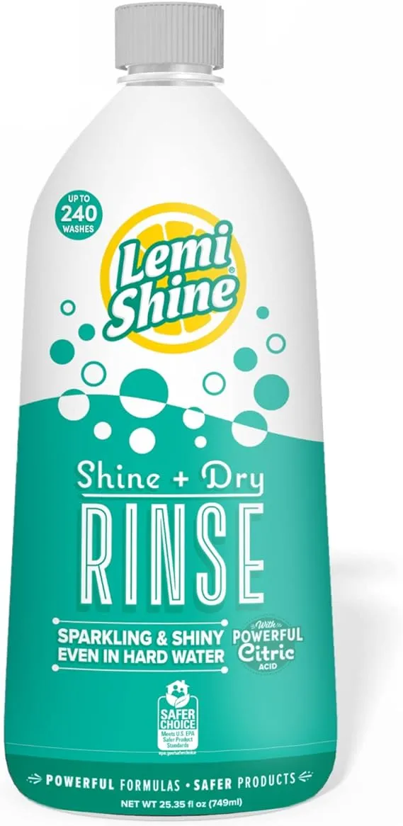 Lemi Shine Liquid Rinse Agent, Lemon Scent, 8.45 Ounce