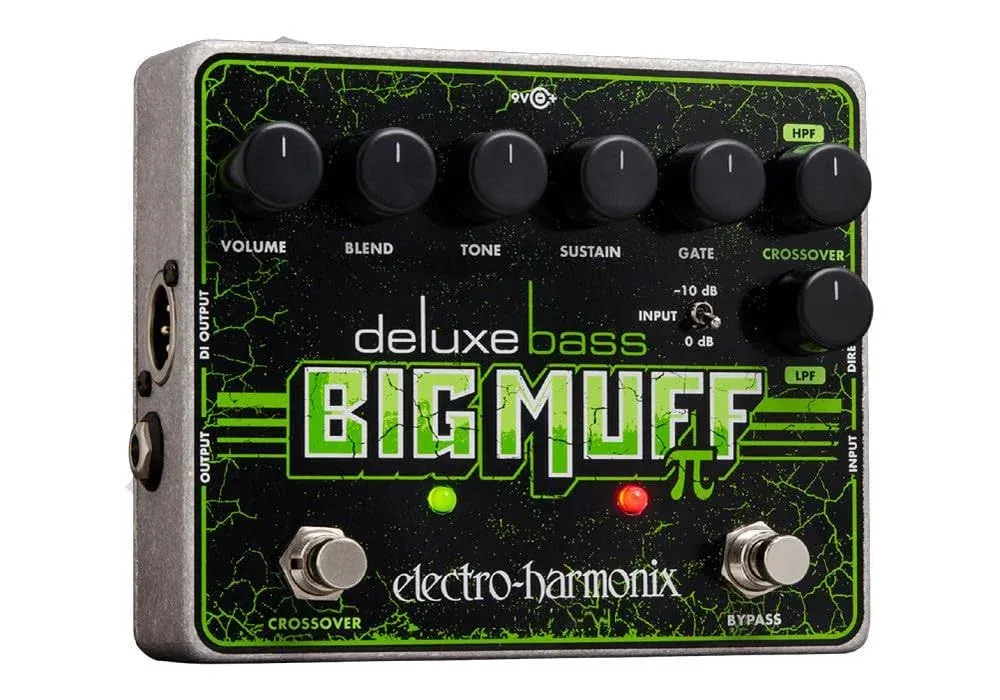 New Electro-Harmon<wbr/>ix EHX Bass Big Muff Pi Distortion Fuzz Pedal