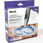 Shark Steam and Scrub Pads Dirt Grip Soft Scrub Dusting Washable Pads 4 pads NIB