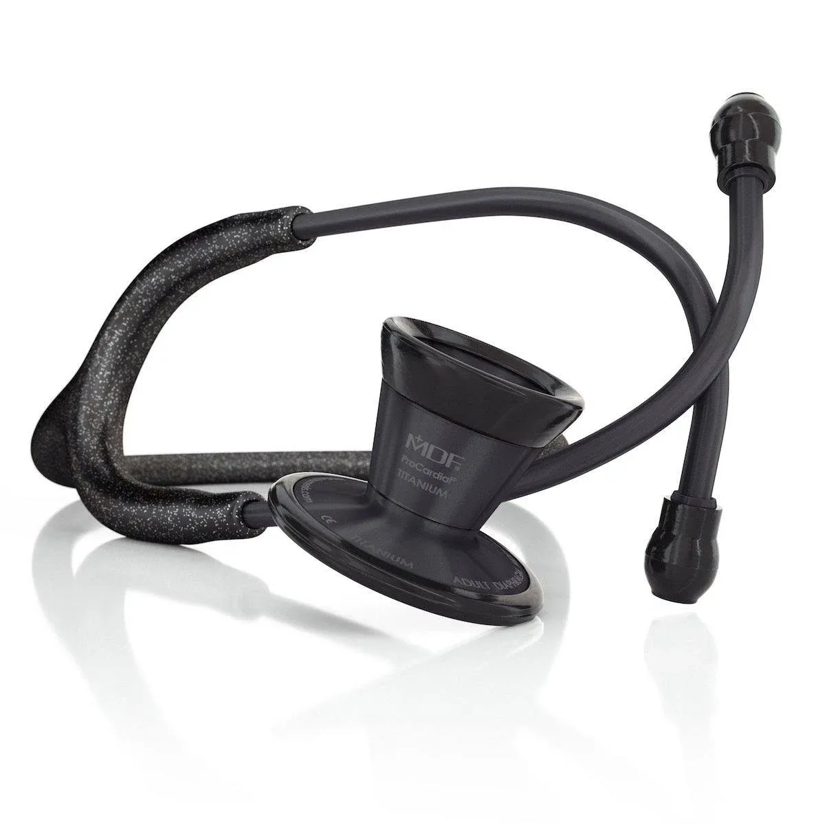 MDF ProCardial Core Lightweight Titanium Dual Head Stethoscope - with Titanium Chestpiece and Headset - Limited  MPrints