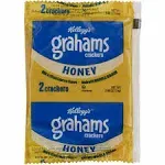 Keebler Honey Grahams Crackers, 0.49 oz Bag, 200/Carton