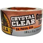 Gorilla Crystal Clear Repair Tape, Fix, Patch &amp; Seal, 1.88” x 18 yd ULBB-8