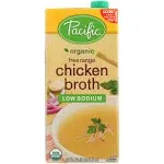 Pacific Foods Organic Unsalted Chicken Bone Broth (Pack of 12)