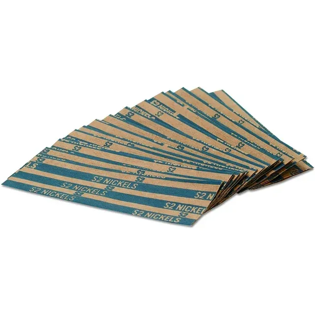 PAP-R PRODUCTS CO. Coin Wrappers, Blue 1000/Box (30005) | Quill