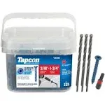 Tapcon 3/16 in. x 1-3/4 in. Star Flat-Head Concrete Anchors (225-Pack)