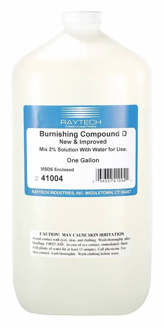 Raytech 41004R Compound Solution, D, 1 gal.