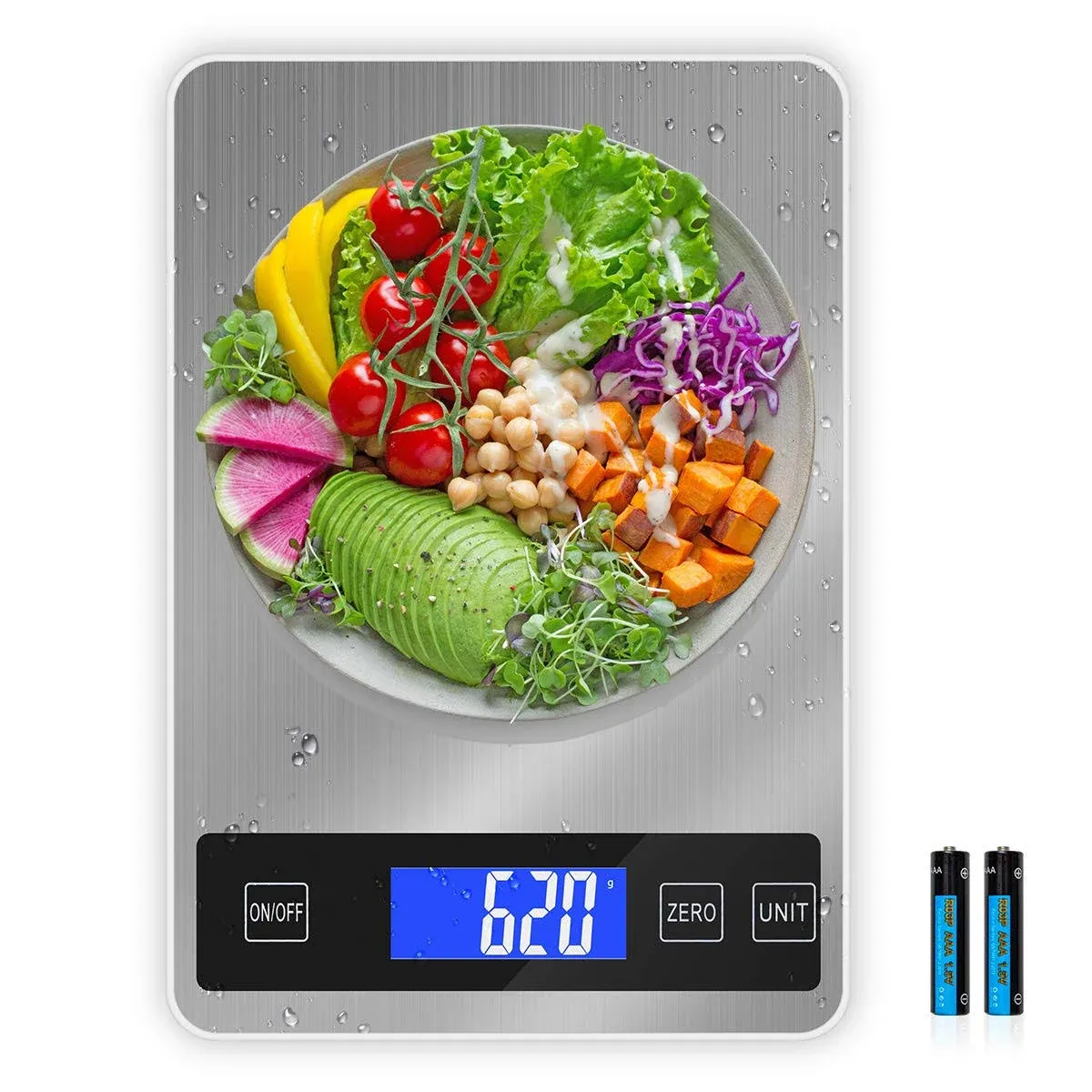 Digital Kitchen Scale, Demalo 22lbs 5 Units Food Scale Weight Grams and Ounces ...