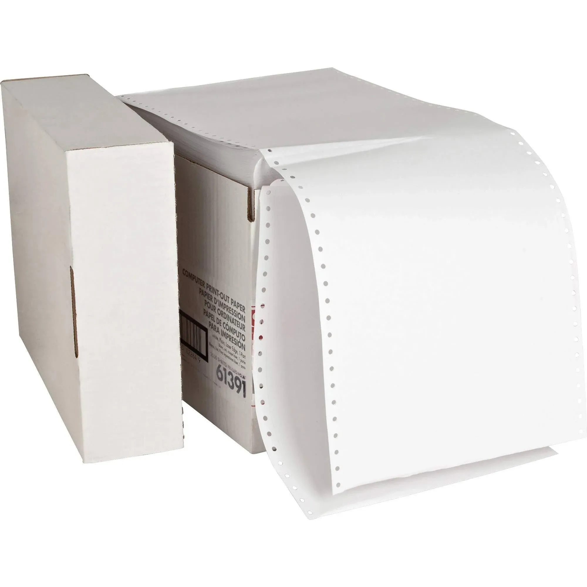 Sparco Computer Paper Plain 20 lb. 9-1/2&#034;x11&#034; 2550 Sht/CT WE 61391