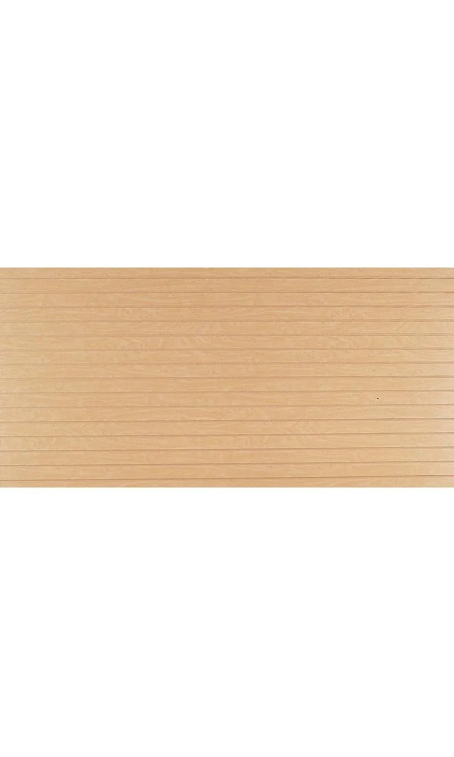 SSWBasics 4 Foot x 8 Foot Horizontal Maple Slatwall Panel - Slat Wall Paneling - Horizontal Slat Wall for Garage Storage, Home Organization, Retail Display - Durable Slatwall Panel for Tools and