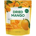 Fresh Tropical Fields Dried Mangos, 35 oz. Resealable Bag, Organic Healthy Fruit