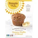 Simple Mills - Almond Flour Banana Muffin &amp; Bread Baking Mix, 9oz