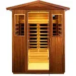 SALUSHEAT Wearwell-904VT 4 Person Outdoor Ultra-Low EMF Infrared Sauna