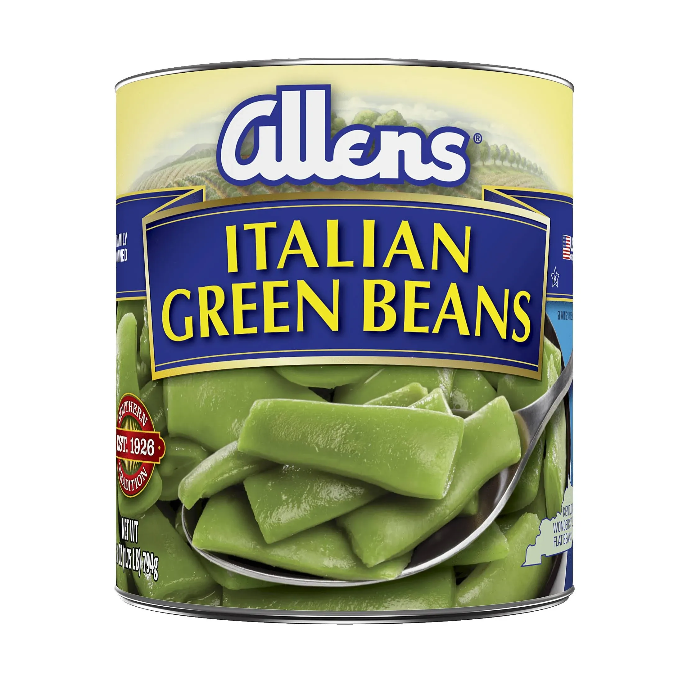 Allens Cut Italian Green Beans - 28 oz