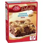 Betty Crocker Delights Bars Mix, Cookie Brownie - 17.4 oz