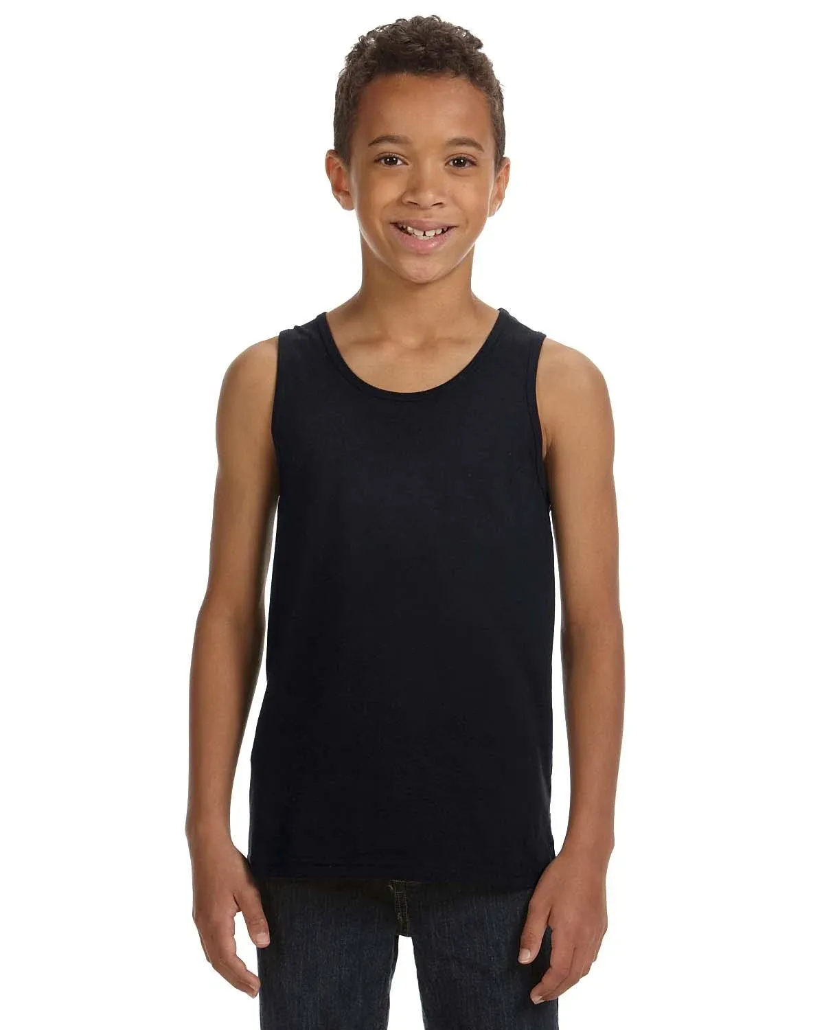 Bella + Canvas 3480Y - Youth Jersey Tank M Black