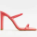 Billini - Women's Pink Open Toe Heels - Colter - Iconic Exclusive - Size 7 at The ...