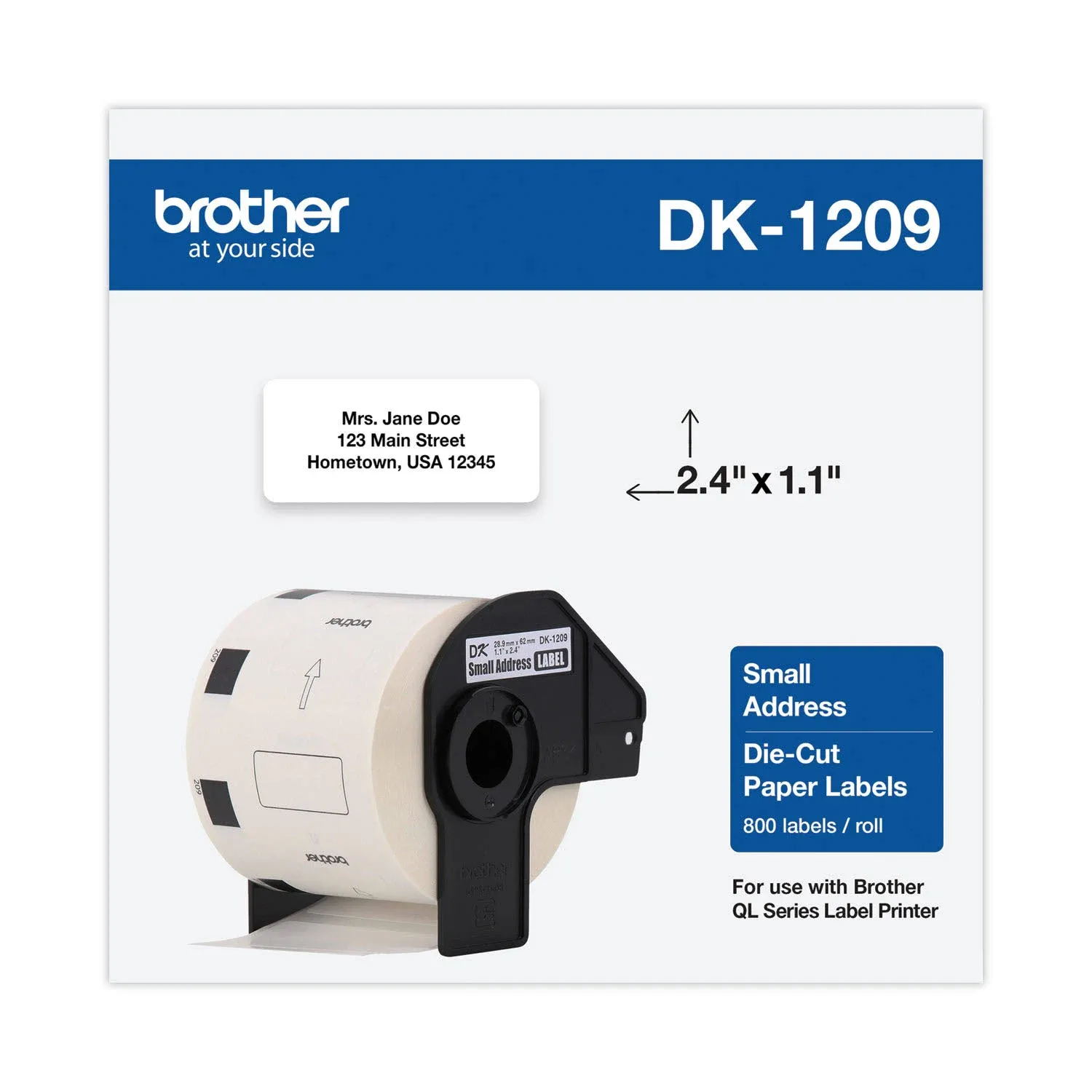 Brother DK1209 White Small Address Labels