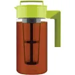 Takeya Premium Quality Iced Tea Maker Made in The USA, BPA Free, 2 qt, Avocado