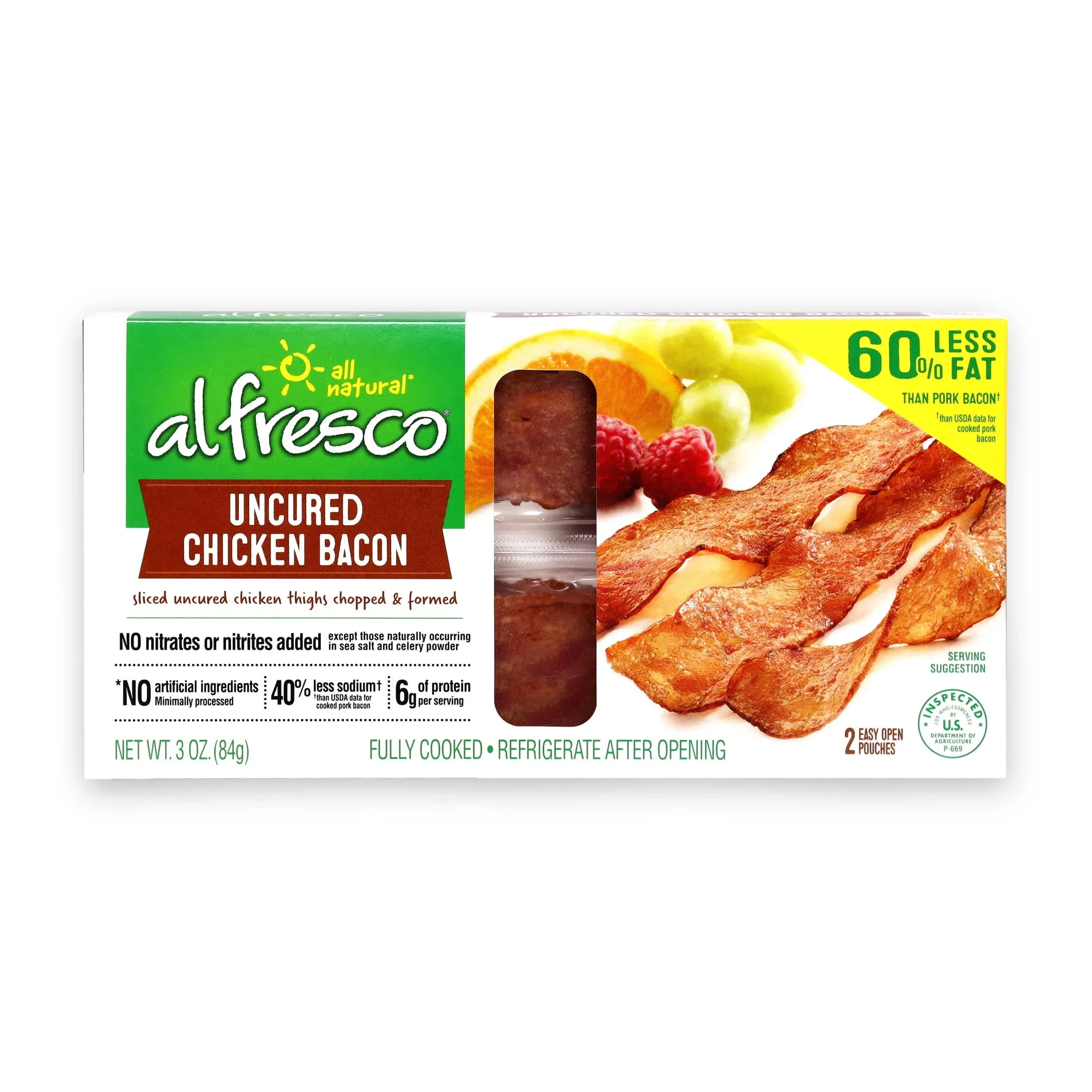 Al Fresco Original Uncured Chicken Bacon