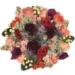 Floral Compass Bouquet of Flowers for Delivery - Prime Eligible - Inspired Interiors Flower Bouquet, 30+ Fresh Cut Flowers