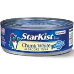 StarKist Chunk White Tuna in Water, 5 oz Can (48 Pack)