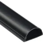 D-Line 18" Black Half Round 2" x 1" Raceway