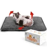 Mora Pets Self Heating Cat Bed Self Warming Cat Pad Ultra Warm Thermal Cat Mat Pet Bed 24 x 18 Inches with Removable Cover Outdoor Indoor for Cats and Small Medium Dogs Machine Washable