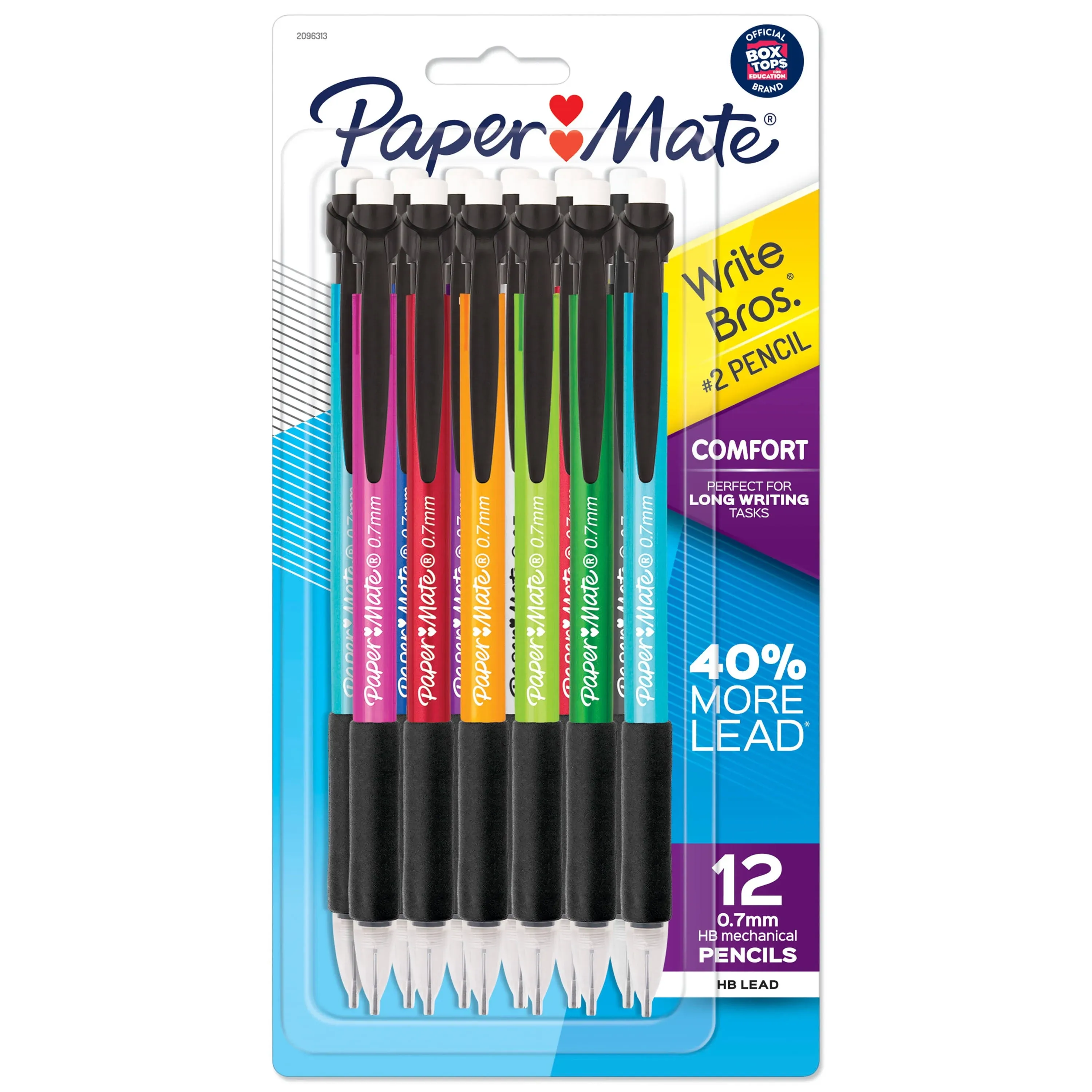 Paper Mate Mechanical Pencils, Write Bros. Comfort #2 Pencil with Comfort Grip,