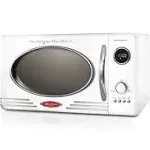 Nostalgia Retro 800-Watt Countertop Microwave Oven in Black - 9276884 | HSN